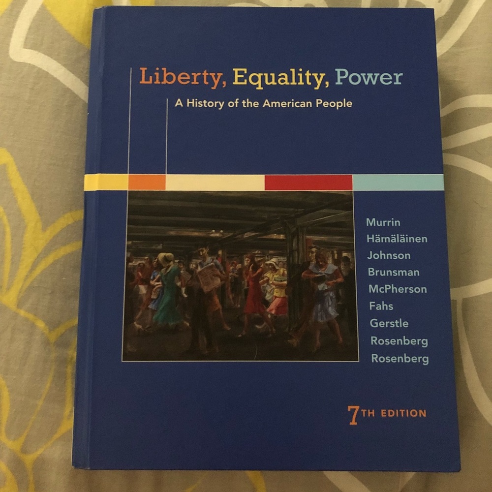 Liberty, Equality, Power history textbook